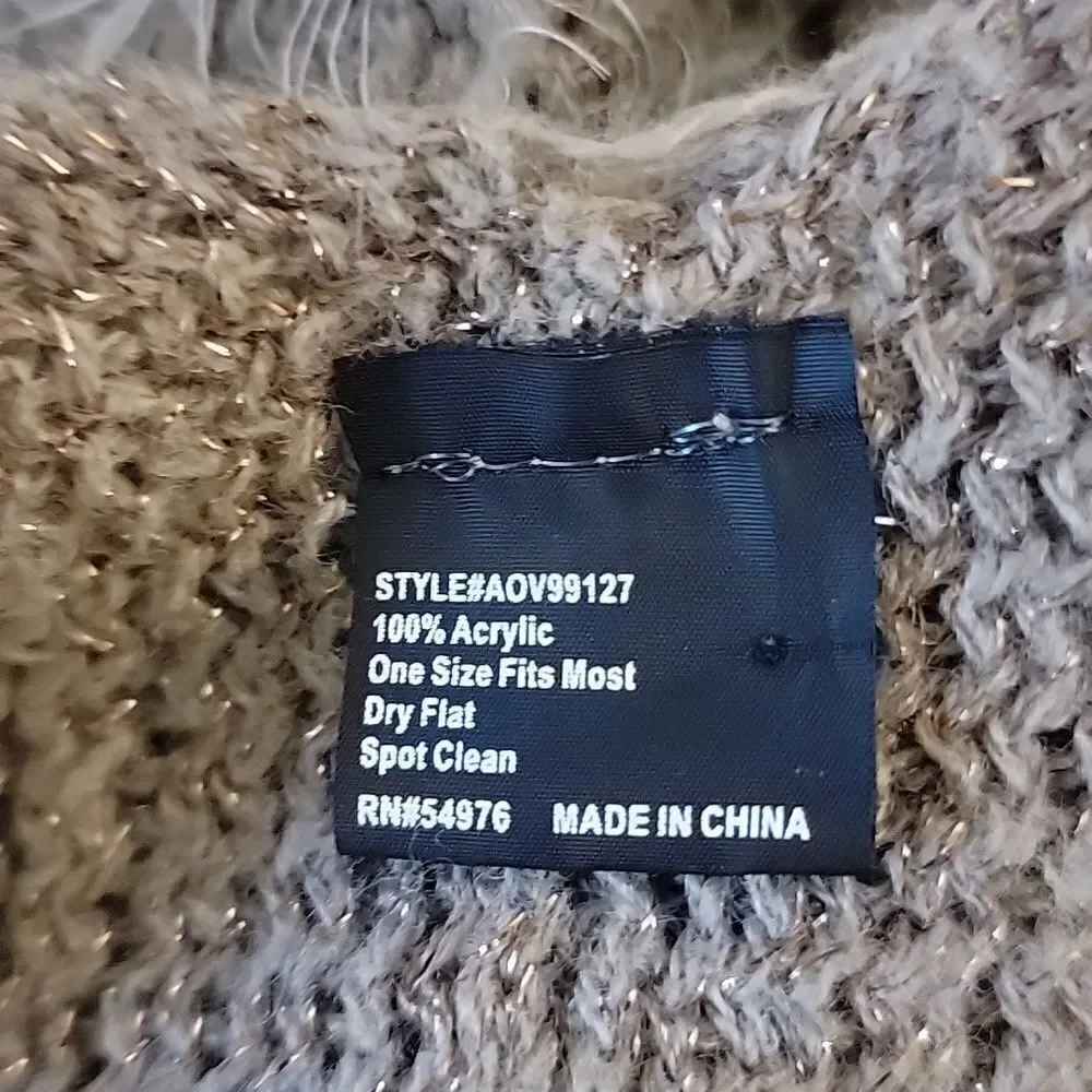 Unbranded acrylic knit wrap One Size